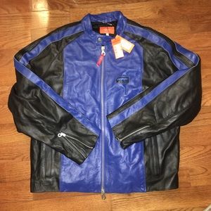 ICEBERG History Pepé Le Pew Leather Jacket